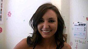 Jenny Welch Gives Bf Lap Dance In Pantyhose While He Rips Them Off For Brunette Pov With Shaved Pussy And Natural Tits