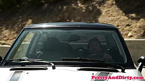 Glam step daughter hungry for her buds cock in bondage