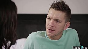 Teen Stepsis Lily Adams Blowjob And Rough Pussy Fuck With Stepbro