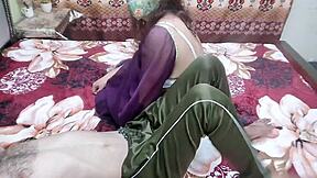 indian desi massage girl takes hard pounding from big dick twice with cum on tight pussy in hindi audio