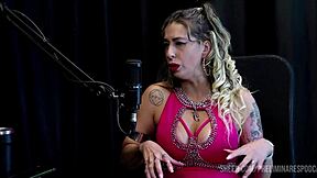 julia fontanelli shares top moments in preliminares podcast with bia hot. part 2 available on sheer red.