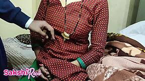 desi pregnant maid with natural big tits gets her hairy pussy fucked missionary by house owner in homemade creampie session