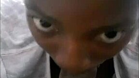 she blows cum bubbles and deepthroats while her pussy farts in sloppy homemade fetish with mastermeat1