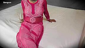 I'm pumping cum deep inside my girlfriend's hairy wet pussy while we're alone in the dorm room.