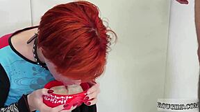 only anal teen 18+ and has squirting orgasm cummie the painal cum cat, bound in bdsm domination with assfucking and hardcore fetish close up.