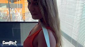 so thrilled with this bad ass kingsday slut taking bbc cum as brunette teen princess in doggystyle cosplay