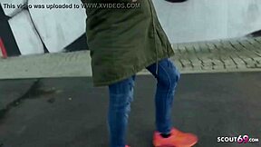 Pengintip Jerman pilih remaja Eropah bertatu 18+ dari jalanan Berlin untuk seks muka kasar kali pertama.