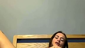 Slutty goth 19yr old teen explores solo play with anal toys and assfucking moves in emo style.