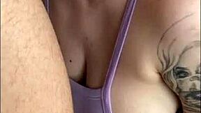 I finally get to feel olivia bay's perfect college blonde big natural titties in outdoor public play