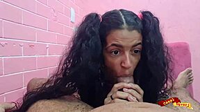 What if this latina babysitter teen sucks for money in amateur anal reality?