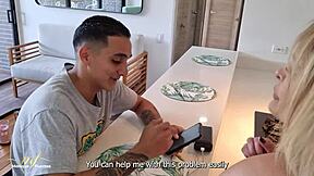 Milf helps stepson have sex for the first time - monique fuentes and dani clark?