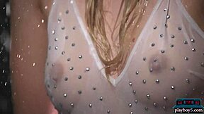 Oh man, check out big ass petite milf blonde Kenna James in this hot solo striptease