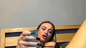 Slutty goth 19yr old teen explores solo play with anal toys and assfucking moves in emo style.