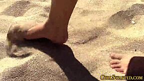 Lesbian Teen 18+ Stepsisters in Bikini Scissoring