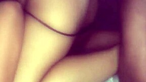 Horny ebony teen bends over doggystyle for hardcore pounding from big black monster cock in wet pussy