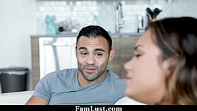 young ASIAN STEP DAUGHTER uses her mouth to PLEASE her DADDY'S DICK in this old and young fantasy roleplay