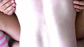 petite tetona casually gets missionary pounding after school in a cheating creampie moment