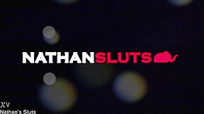 Hey, check out tall student Susan Ayn getting pounded by tutor Lutro in intense doggystyle session.