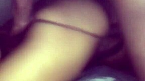 Horny ebony teen bends over doggystyle for hardcore pounding from big black monster cock in wet pussy