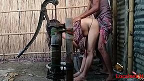 Hey village wife, ready for outdoor fuck with husband friend in this official ranch sex video