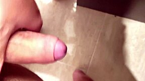 intriguing big cock solo masturbation ends with huge massive cum load