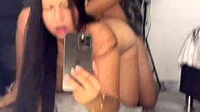 My Neighbor Saw the Video and Wanted to Join for Some Fun in Front of the Mirror