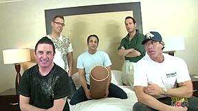 Young Brunette with Small Tits Enjoys Group Activities with Her Friends