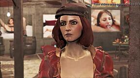 What if Piper's love in Fallout 4 turns into intense brunette lesbian strapon sex?