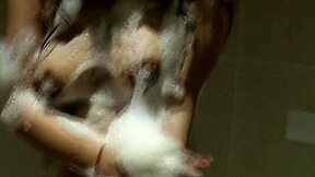 intriguing indian housewife strips down for a steamy solo shower session