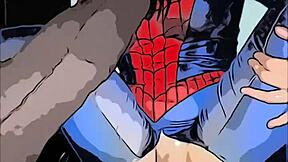 spider woman pawg blonde rides that big black cock in intense interracial action