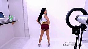 The bold and beautiful latina arrived for her modeling audition and ended up getting fucked hard