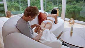 Wtf step bro rips clothes and fucks my feet until squirting creampie! 😱