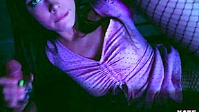 Hey, let's watch this evening movie with brunette teen giving blowjob and cum in mouth. 😊