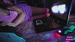 Hey, let's watch this evening movie with brunette teen giving blowjob and cum in mouth. 😊