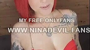 Hey, check out sexy teen Nina stripping in jeans for a hot date! 🔥👖