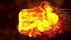 Hot amber daiquiri bends over for her first anal creampie from young man's big cock!