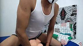 I uh feel my big cock exploding with this sex doll orgasm