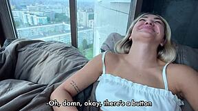 Whoa, Can You Believe This Skyscraper Sex With Stepbrother In Taboo Roleplay!