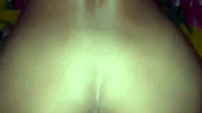 Delicious Colombian babe's big ass swallows that huge cock in homemade amateur action