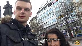 hunt4k guy takes cash from hunter who wanted to fuck his shaved teen girlfriend