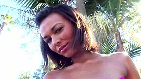 Oh man, that wild brunette takes it deep in her asshole and gets a messy facial!