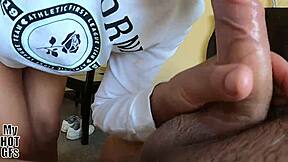 Overwhelmed by Lust Removing Condom from Busty Prostitute's Dripping Pussy