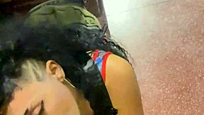 Argentina teen 18+ takes cum outdoors in public streets of buenos aires