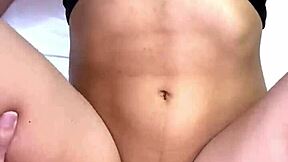 Petite tetona gets missionary pounding after school leading to creampie orgasm.