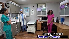 dr tampa asks which nurse goes first with aria nicole, channy crossfire, and genesis