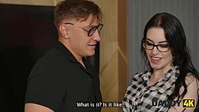 Her pussy and asshole were waiting for daddy to come and save her