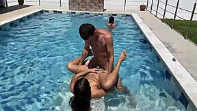 I fuck the pussy of my stepdaughter, she's a hot Colombian brunette bent over in lingerie. We do doggystyle and missionary hardcore, with blowjob and oral too.