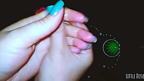 Intense foot massage leads to explosive orgasm in homemade fetish play