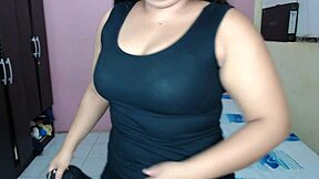 She casually teases her hairy pussy with high heels, fingering until squirting in wild Colombian swinger fun.