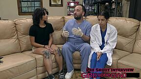 Perverted Podiatrist Tickles Nicole Luva's Feet In Blindfolded Fetish Scene!